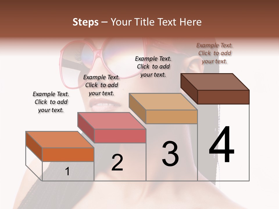 Beauty Joy Model PowerPoint Template