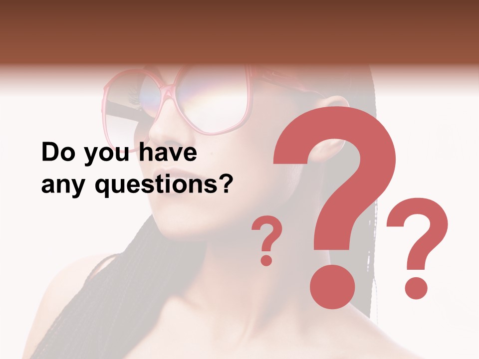 Beauty Joy Model PowerPoint Template