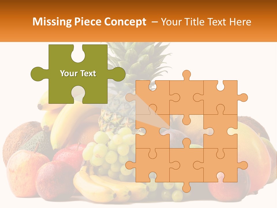 Kiwi Nutrition Vegetarian PowerPoint Template