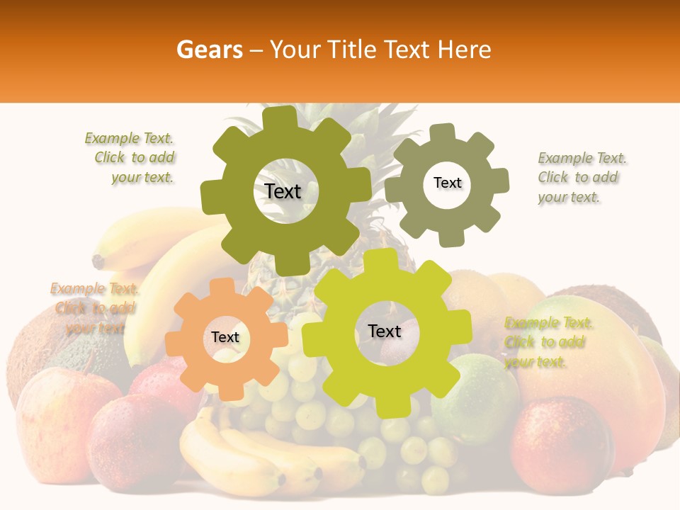Kiwi Nutrition Vegetarian PowerPoint Template