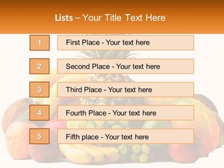 Kiwi Nutrition Vegetarian PowerPoint Template