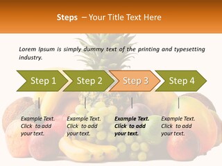 Kiwi Nutrition Vegetarian PowerPoint Template