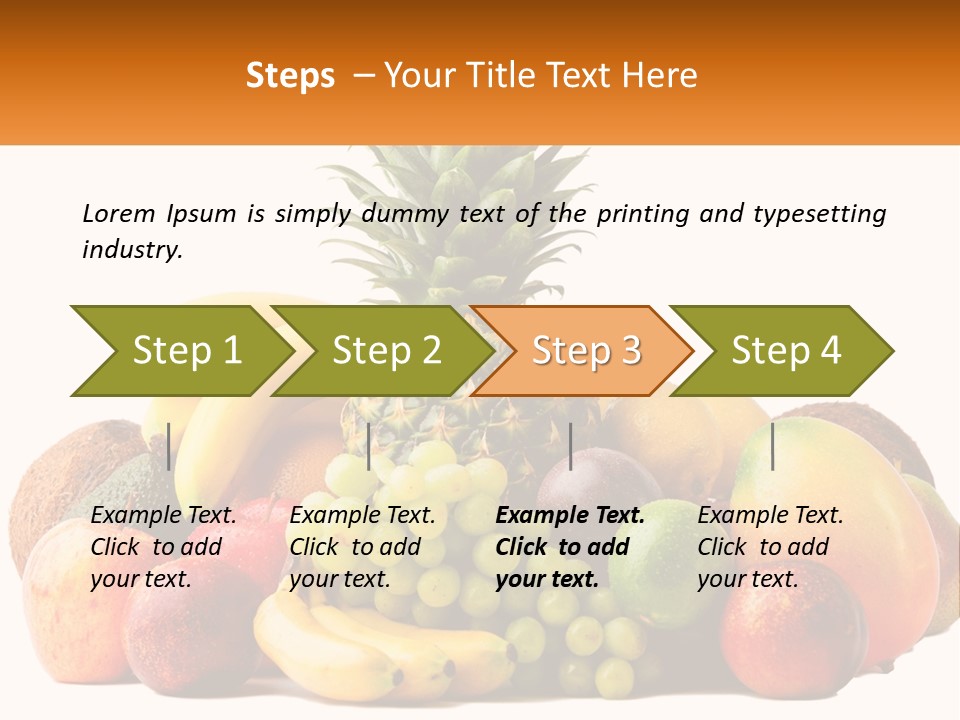 Kiwi Nutrition Vegetarian PowerPoint Template
