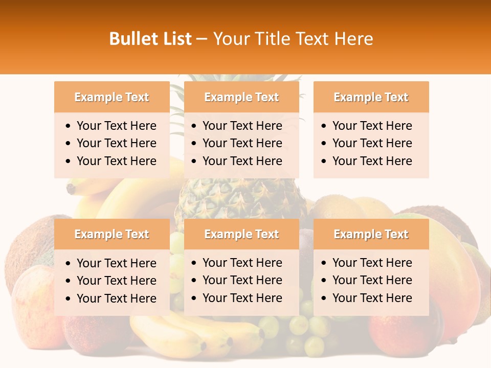 Kiwi Nutrition Vegetarian PowerPoint Template