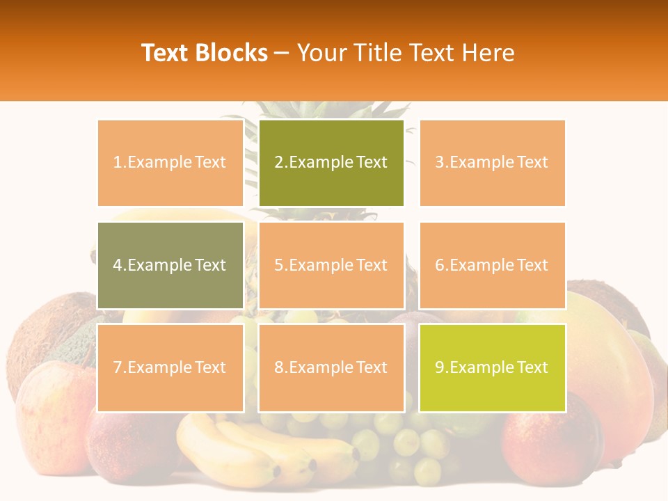 Kiwi Nutrition Vegetarian PowerPoint Template