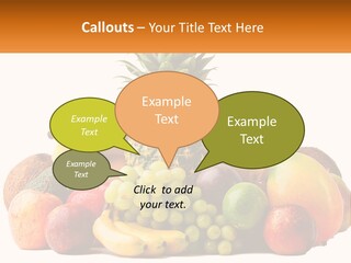 Kiwi Nutrition Vegetarian PowerPoint Template