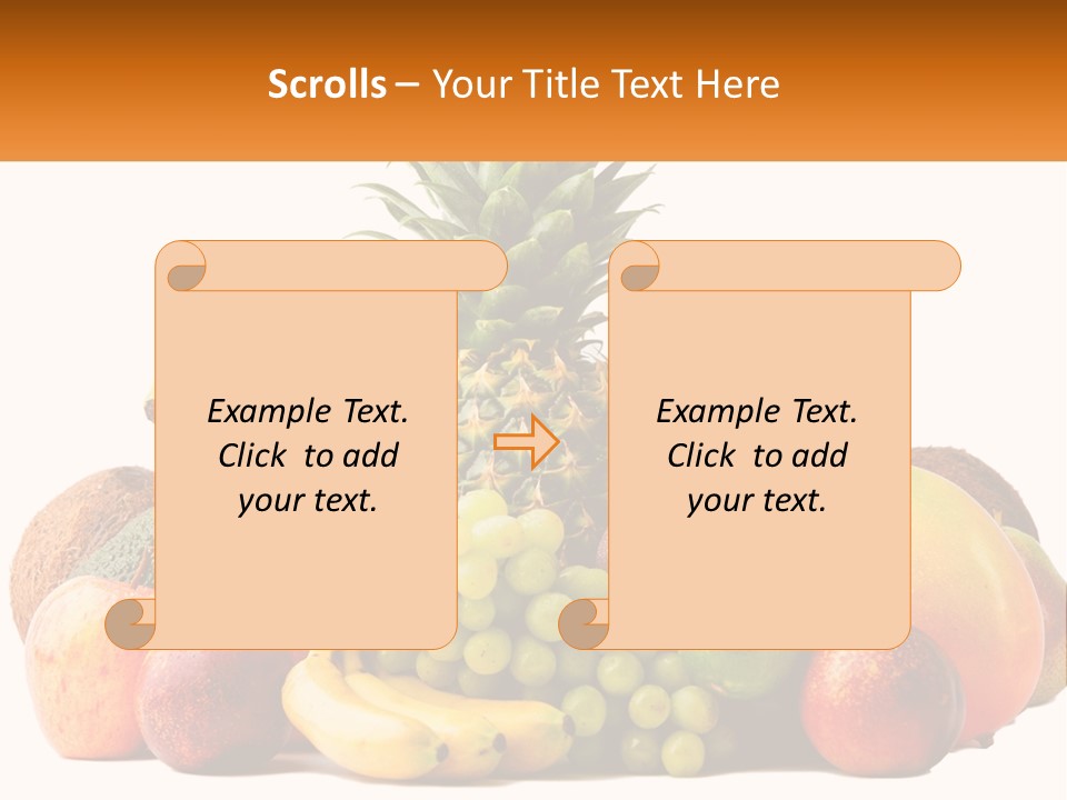 Kiwi Nutrition Vegetarian PowerPoint Template