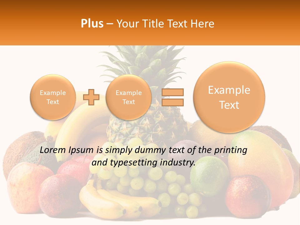 Kiwi Nutrition Vegetarian PowerPoint Template