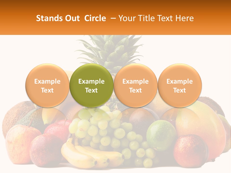 Kiwi Nutrition Vegetarian PowerPoint Template