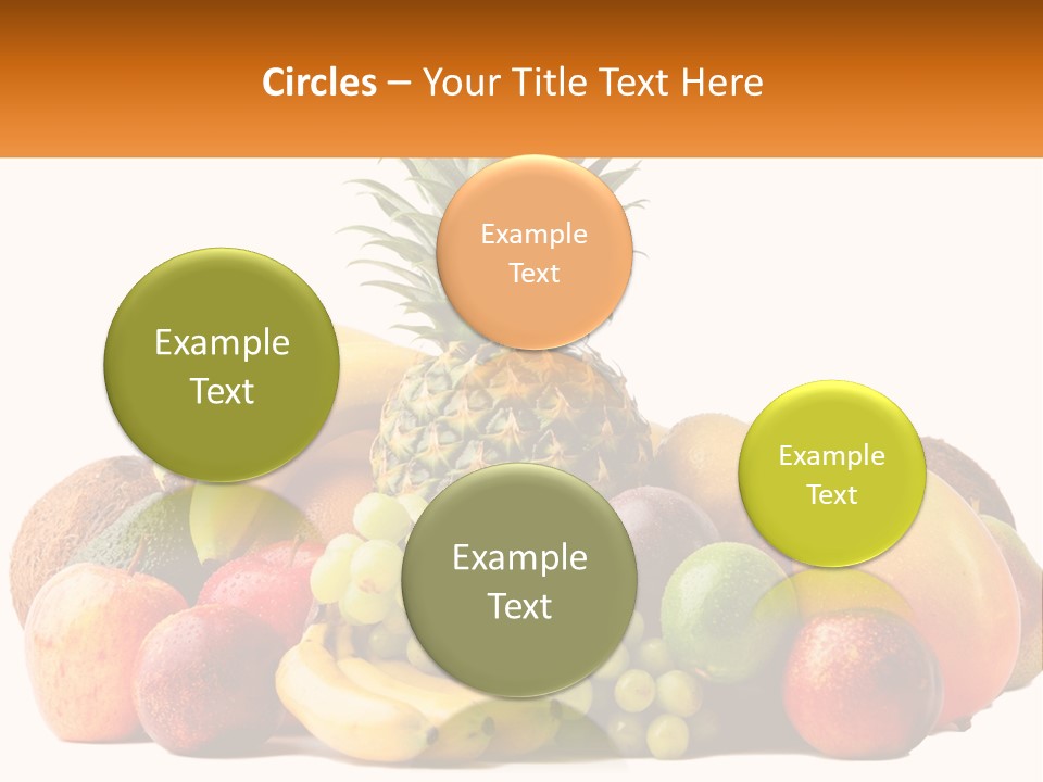 Kiwi Nutrition Vegetarian PowerPoint Template