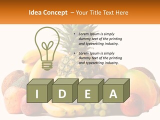 Kiwi Nutrition Vegetarian PowerPoint Template