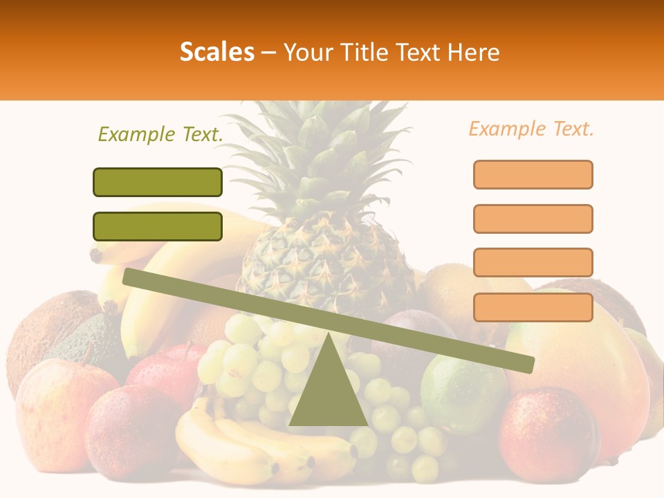 Kiwi Nutrition Vegetarian PowerPoint Template