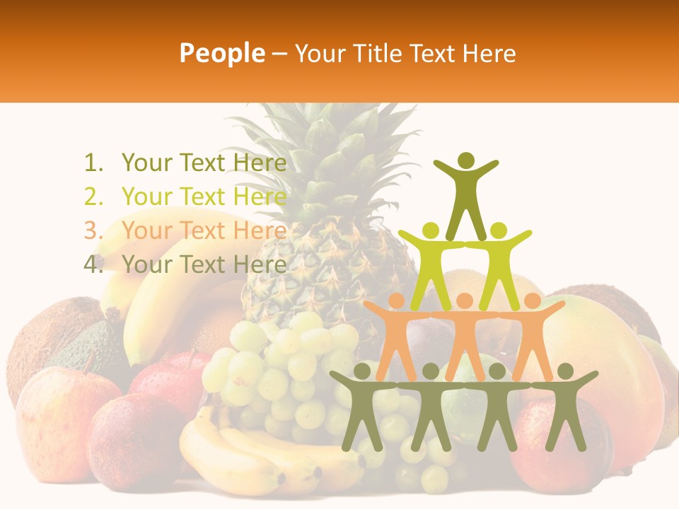 Kiwi Nutrition Vegetarian PowerPoint Template