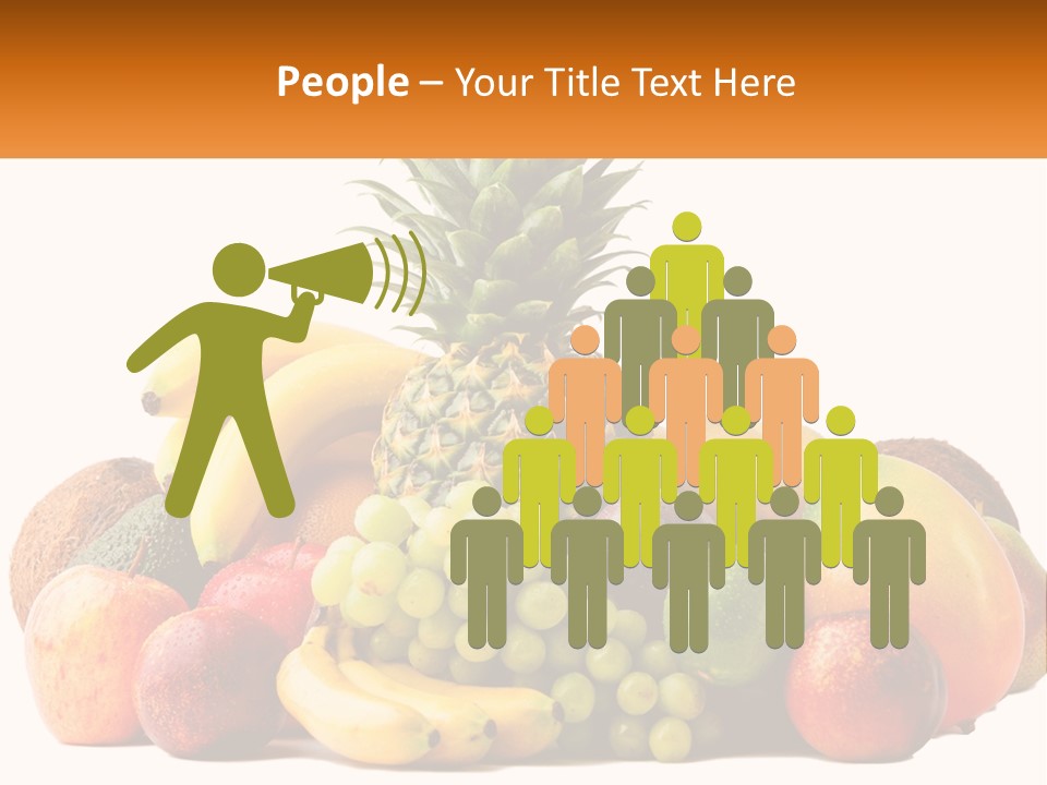 Kiwi Nutrition Vegetarian PowerPoint Template