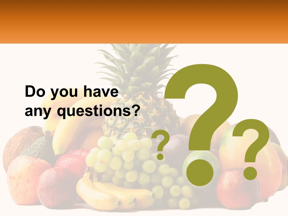 Kiwi Nutrition Vegetarian PowerPoint Template