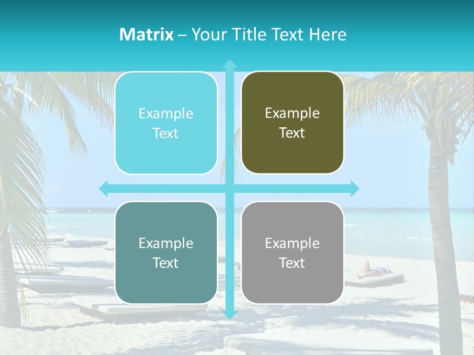 Tourist Resort Beach Coastline PowerPoint Template