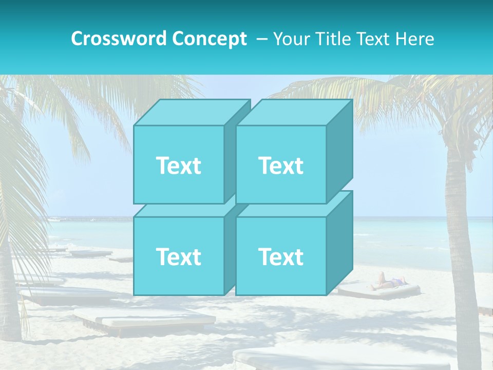 Tourist Resort Beach Coastline PowerPoint Template