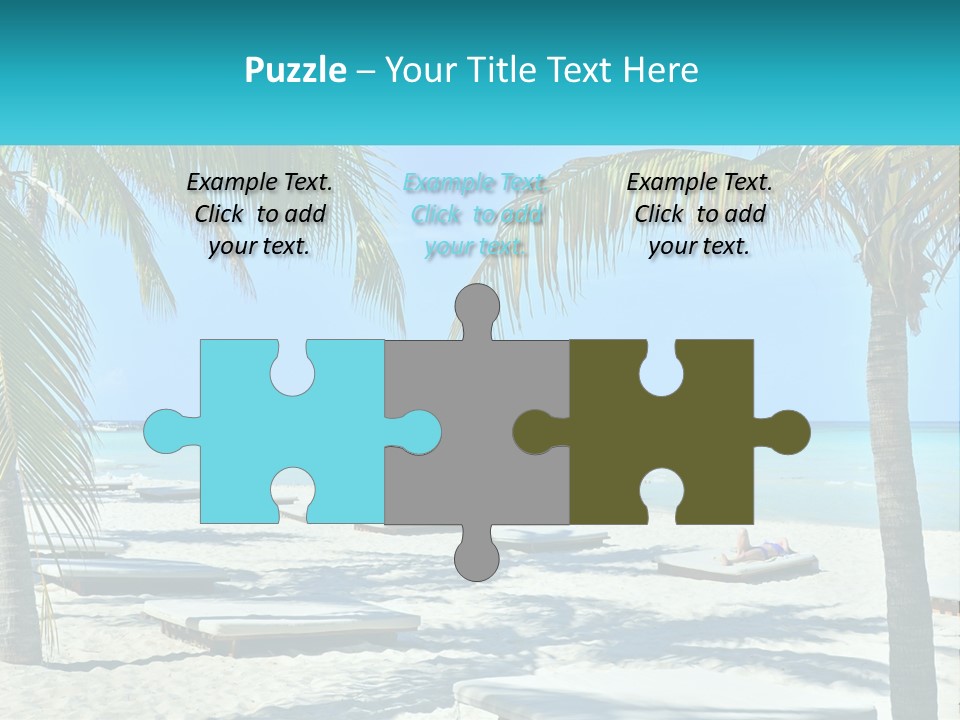 Tourist Resort Beach Coastline PowerPoint Template