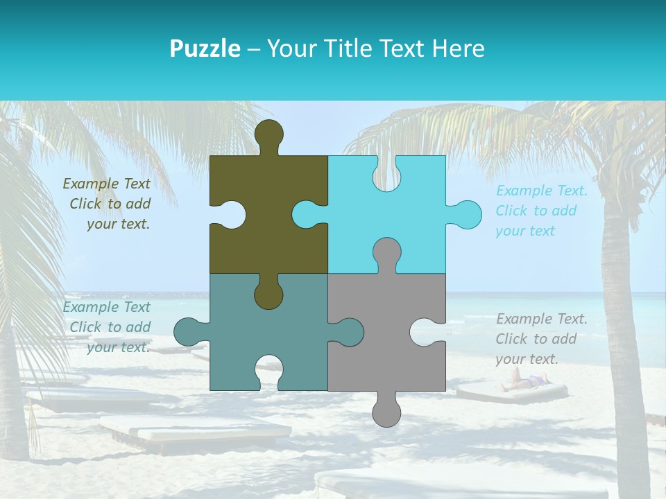 Tourist Resort Beach Coastline PowerPoint Template