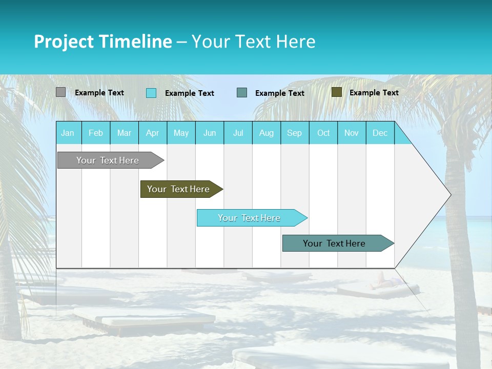 Tourist Resort Beach Coastline PowerPoint Template