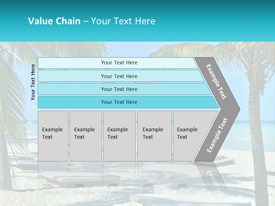 Tourist Resort Beach Coastline PowerPoint Template