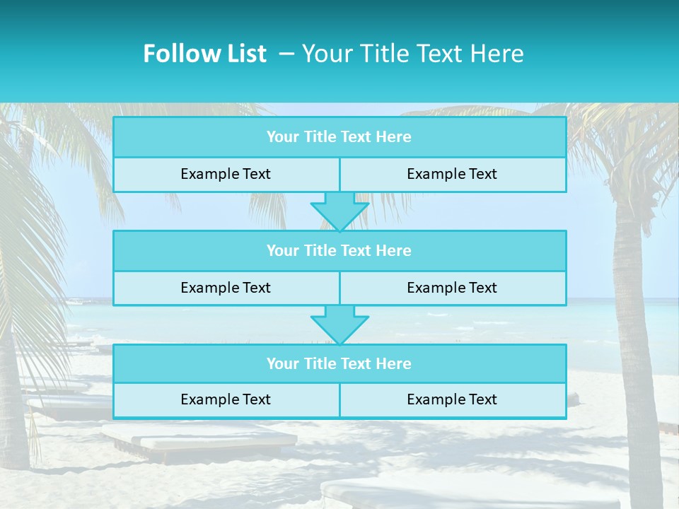 Tourist Resort Beach Coastline PowerPoint Template