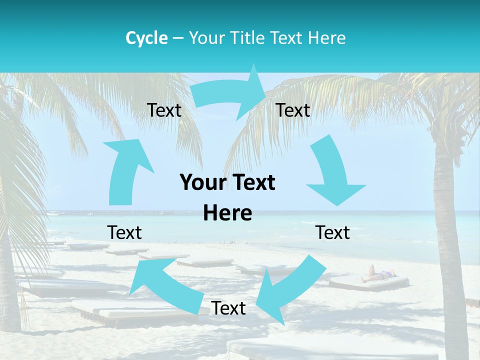 Tourist Resort Beach Coastline PowerPoint Template