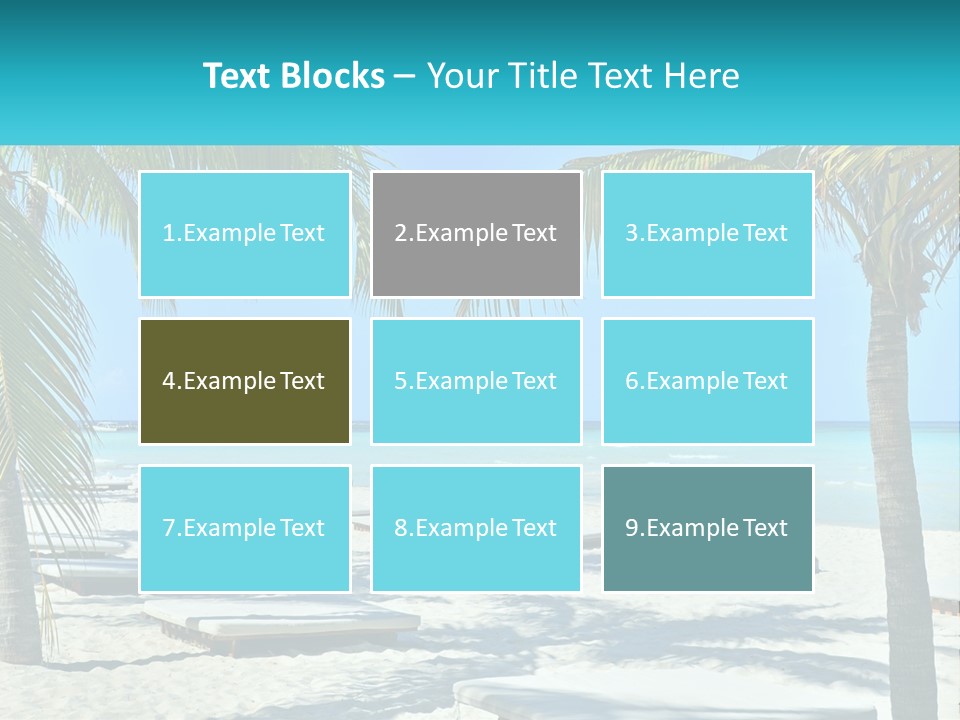 Tourist Resort Beach Coastline PowerPoint Template