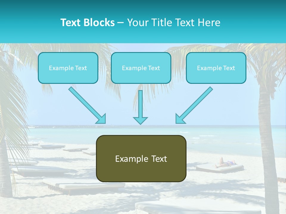 Tourist Resort Beach Coastline PowerPoint Template