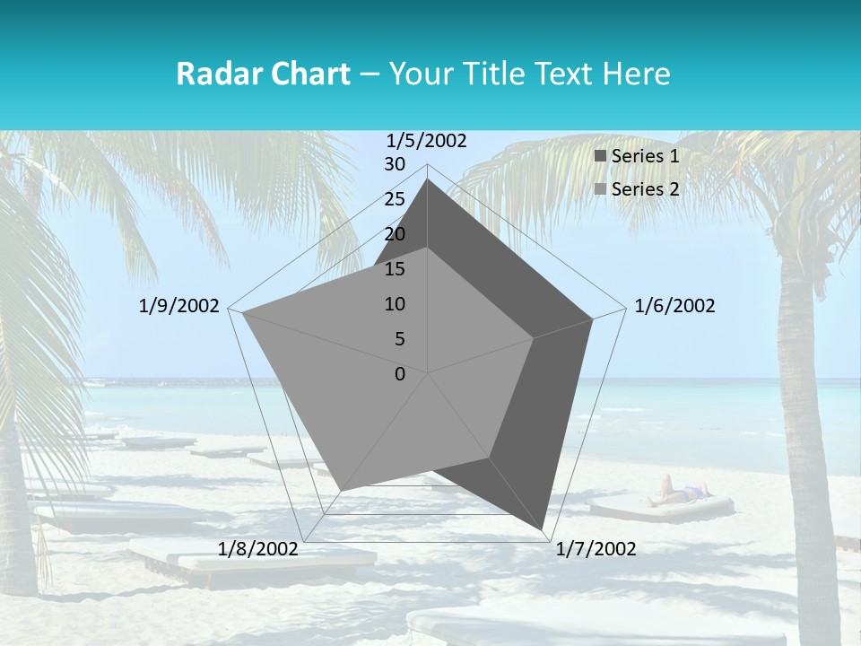 Tourist Resort Beach Coastline PowerPoint Template