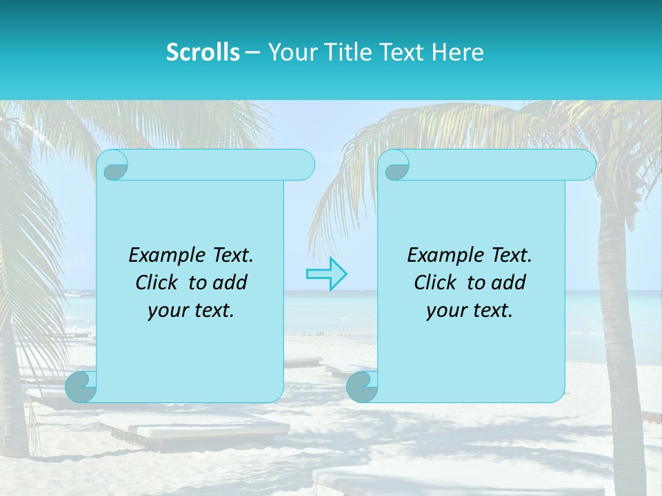 Tourist Resort Beach Coastline PowerPoint Template