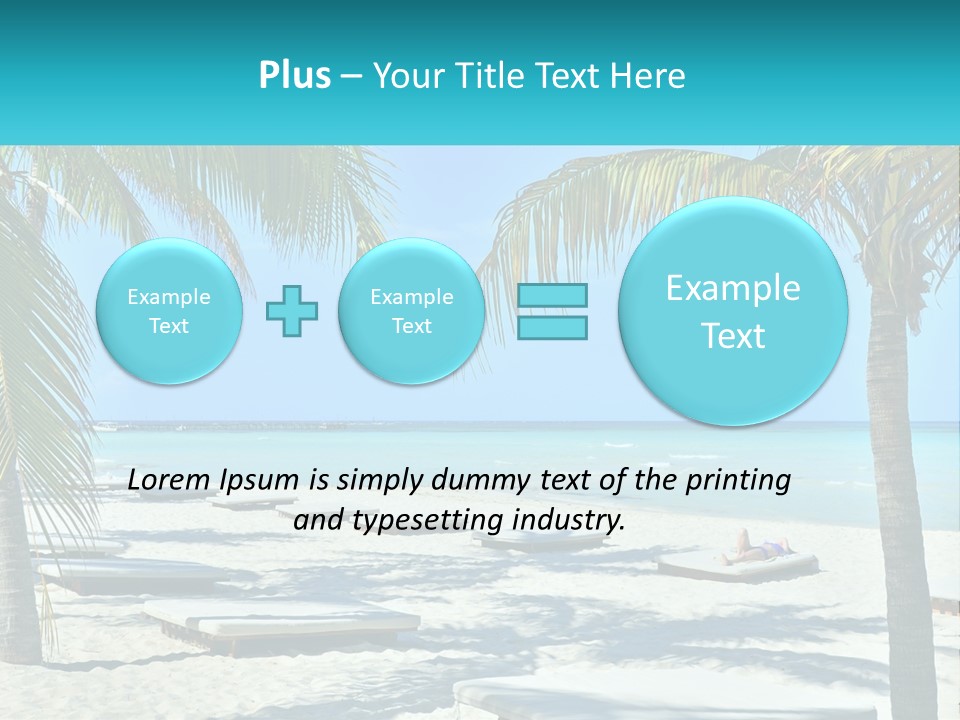 Tourist Resort Beach Coastline PowerPoint Template