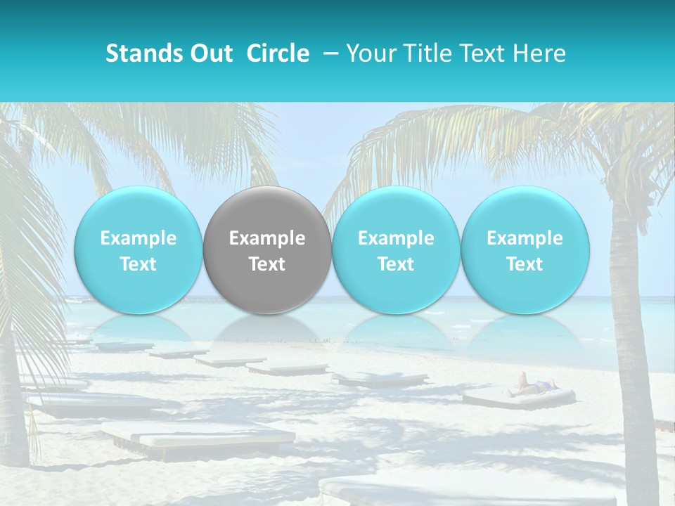 Tourist Resort Beach Coastline PowerPoint Template