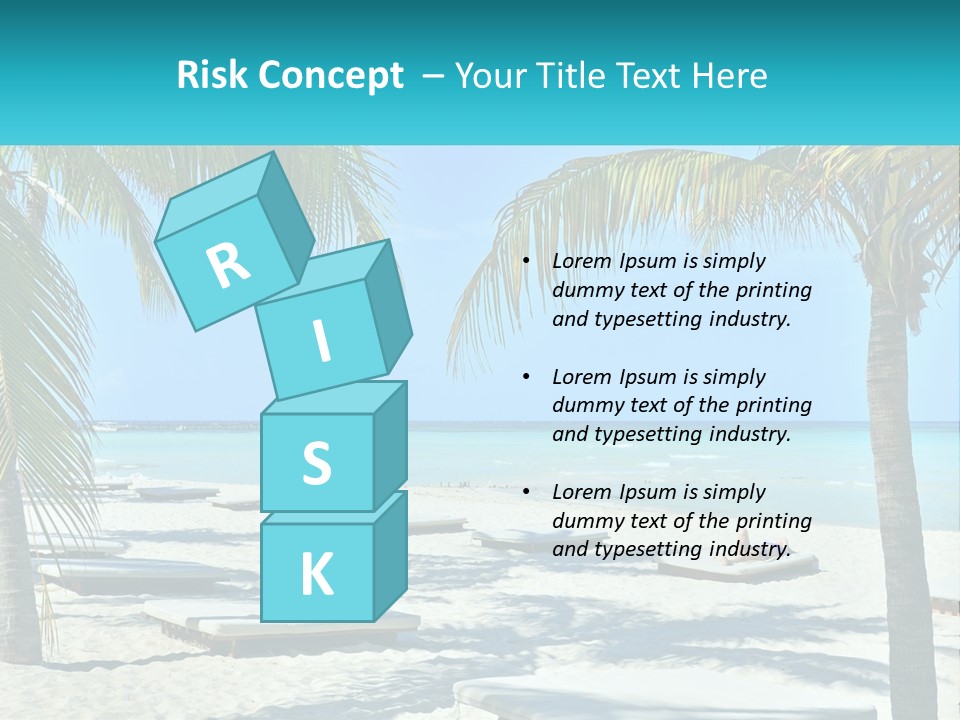 Tourist Resort Beach Coastline PowerPoint Template