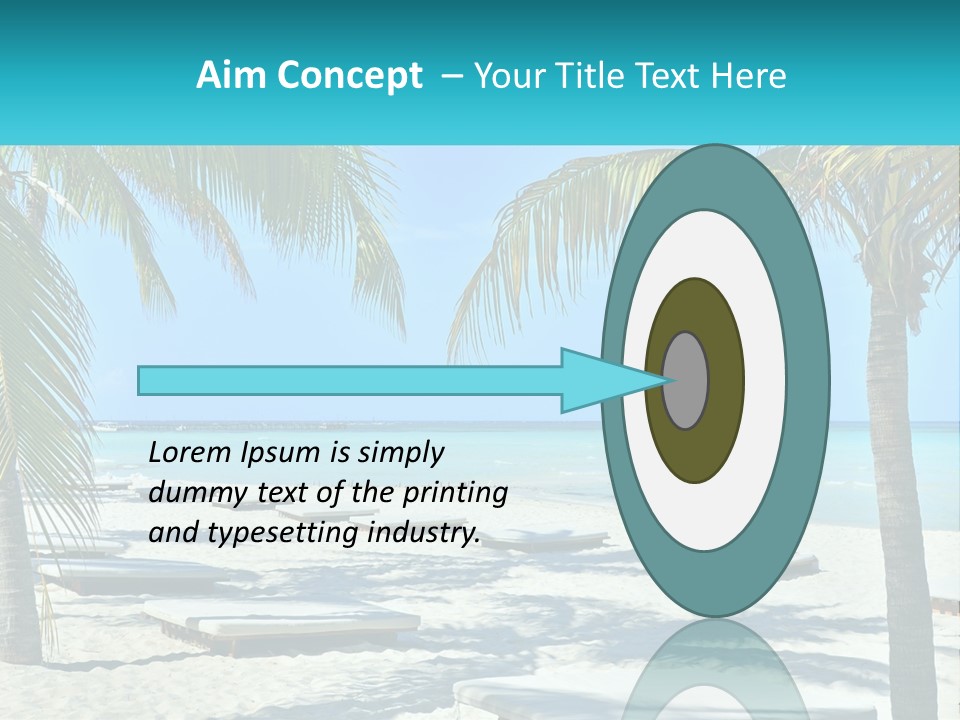 Tourist Resort Beach Coastline PowerPoint Template