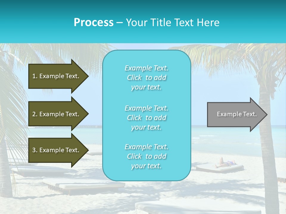Tourist Resort Beach Coastline PowerPoint Template