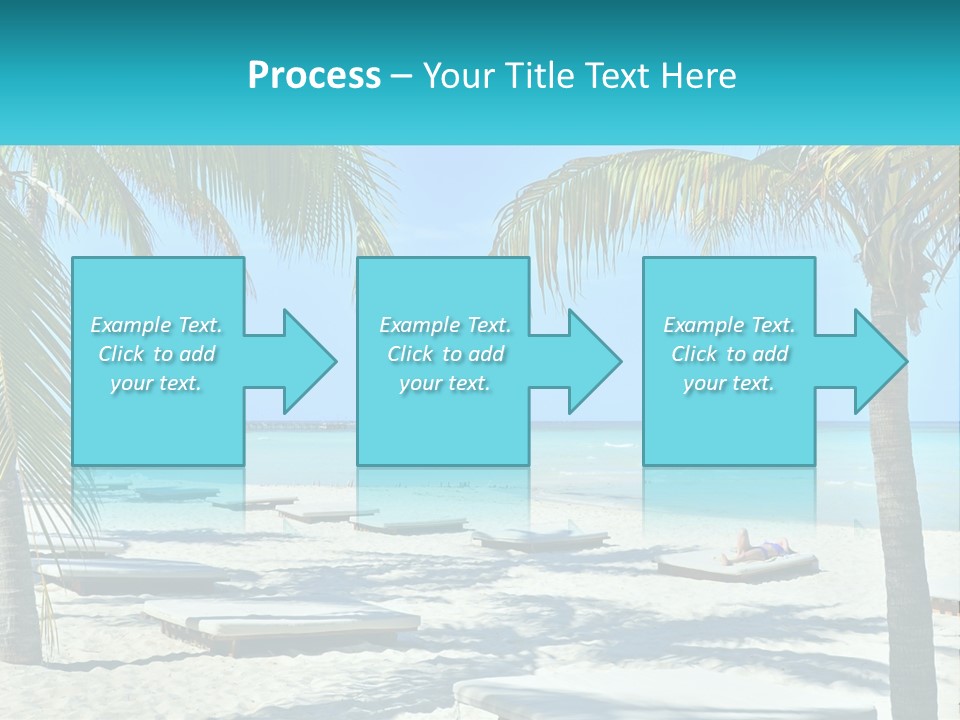 Tourist Resort Beach Coastline PowerPoint Template