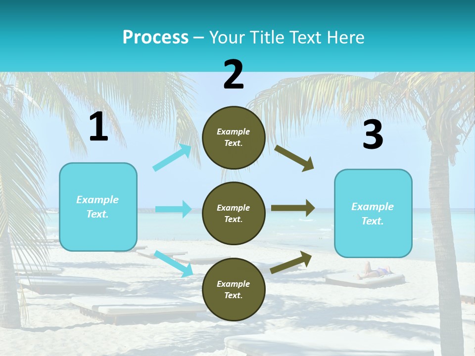 Tourist Resort Beach Coastline PowerPoint Template