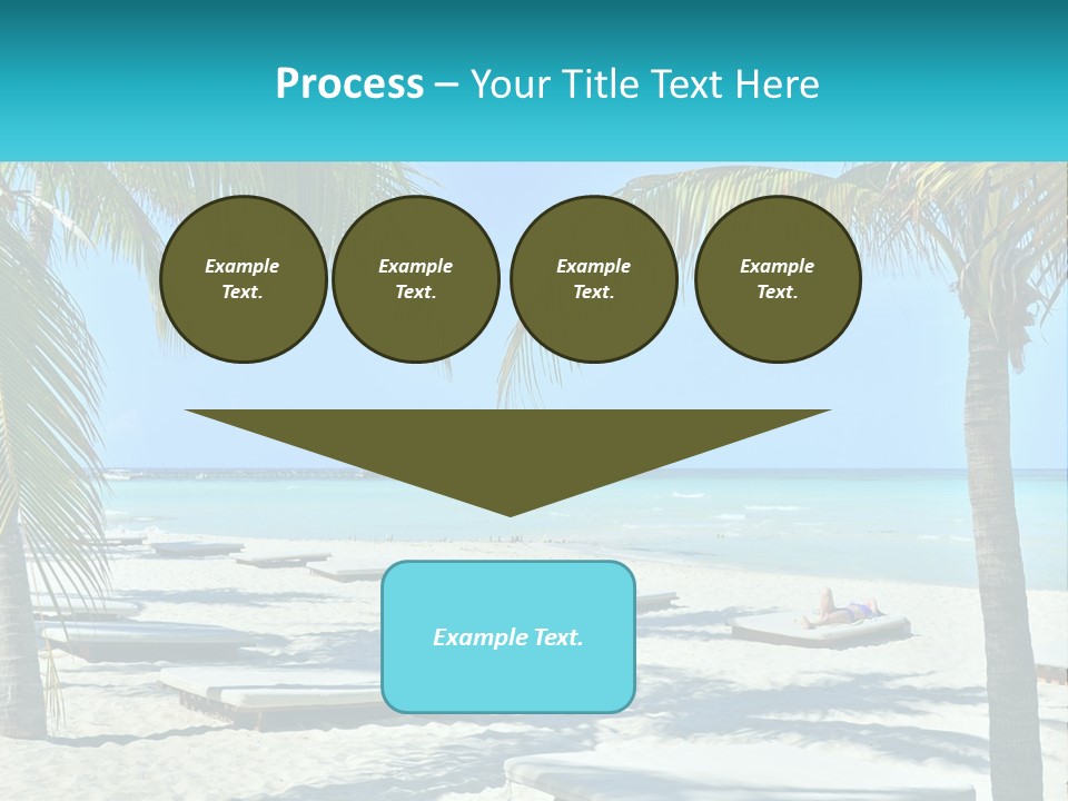 Tourist Resort Beach Coastline PowerPoint Template