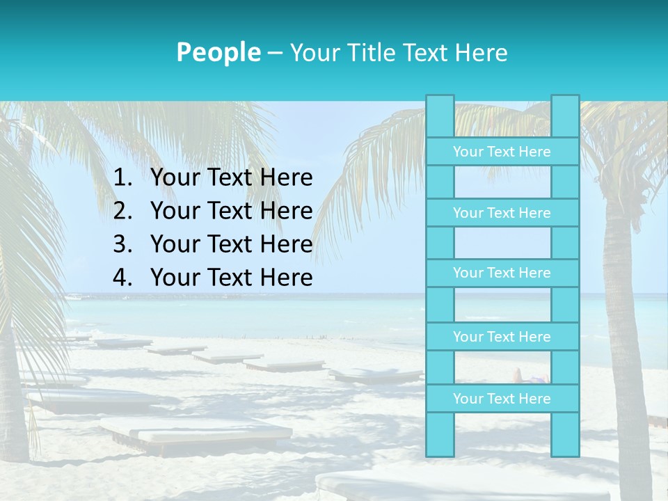 Tourist Resort Beach Coastline PowerPoint Template