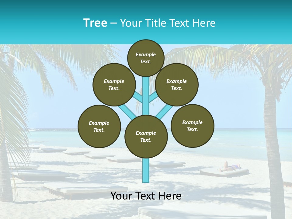 Tourist Resort Beach Coastline PowerPoint Template