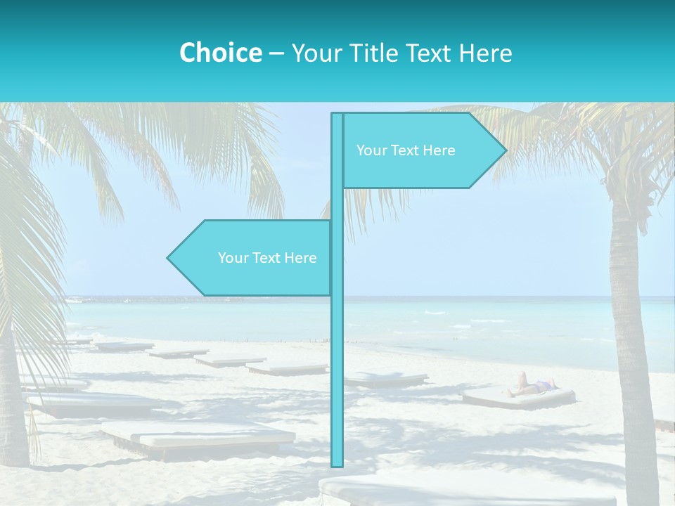 Tourist Resort Beach Coastline PowerPoint Template