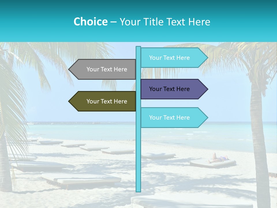 Tourist Resort Beach Coastline PowerPoint Template