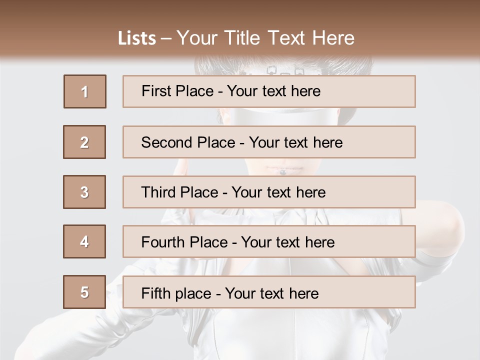 Hand Costume Beautiful PowerPoint Template