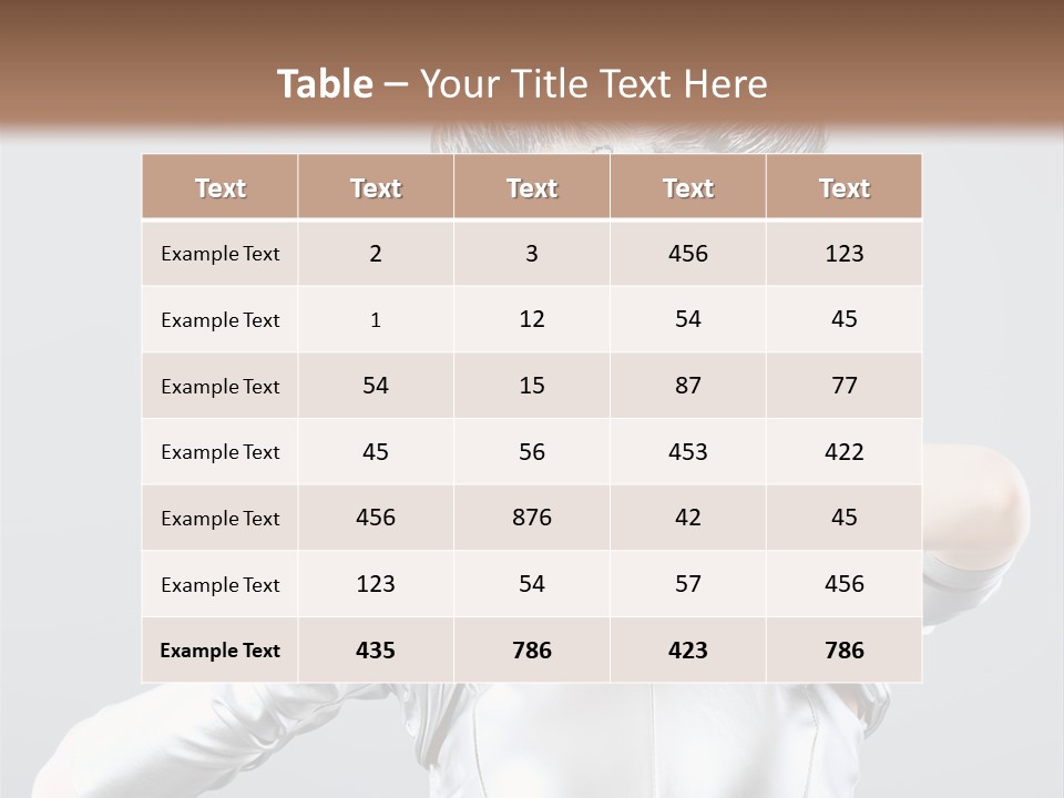 Hand Costume Beautiful PowerPoint Template