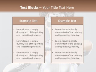 Hand Costume Beautiful PowerPoint Template