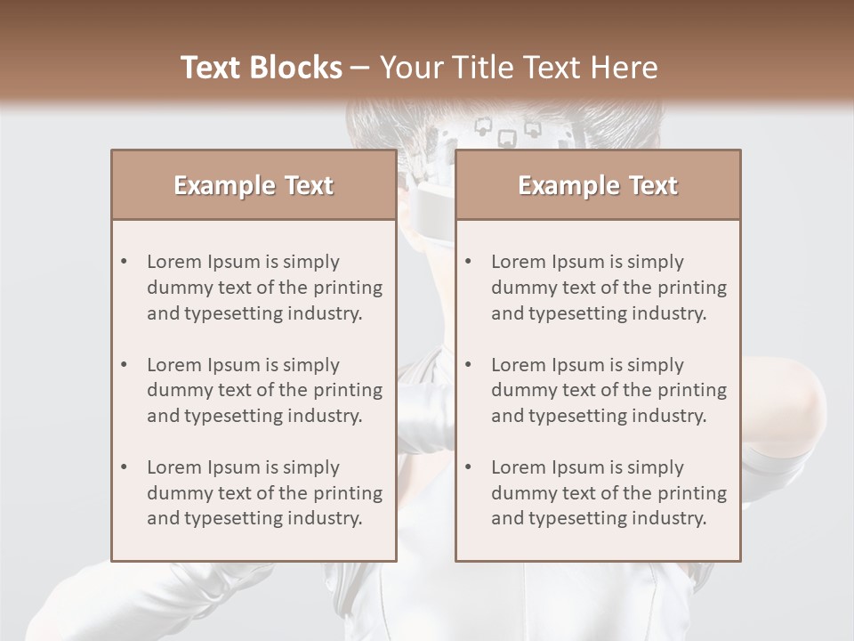 Hand Costume Beautiful PowerPoint Template