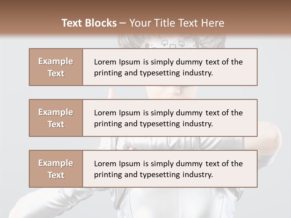 Hand Costume Beautiful PowerPoint Template