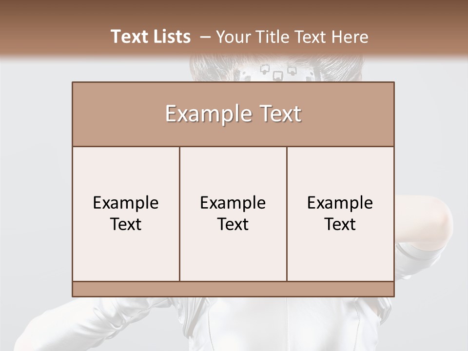 Hand Costume Beautiful PowerPoint Template
