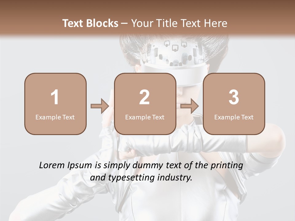 Hand Costume Beautiful PowerPoint Template